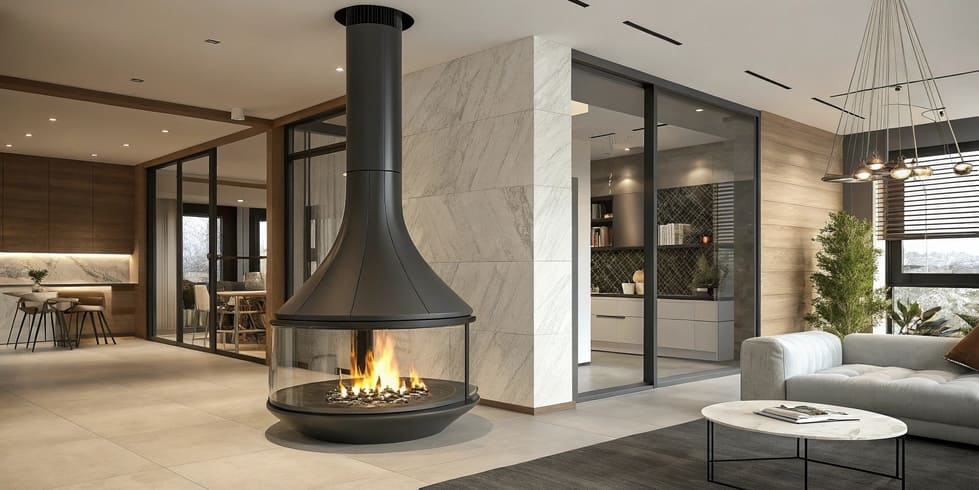Рост популярности дровяных каминов