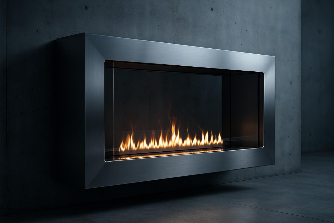 Камин в стиле хай-тек в интерьере: гармония технологий и дизайна