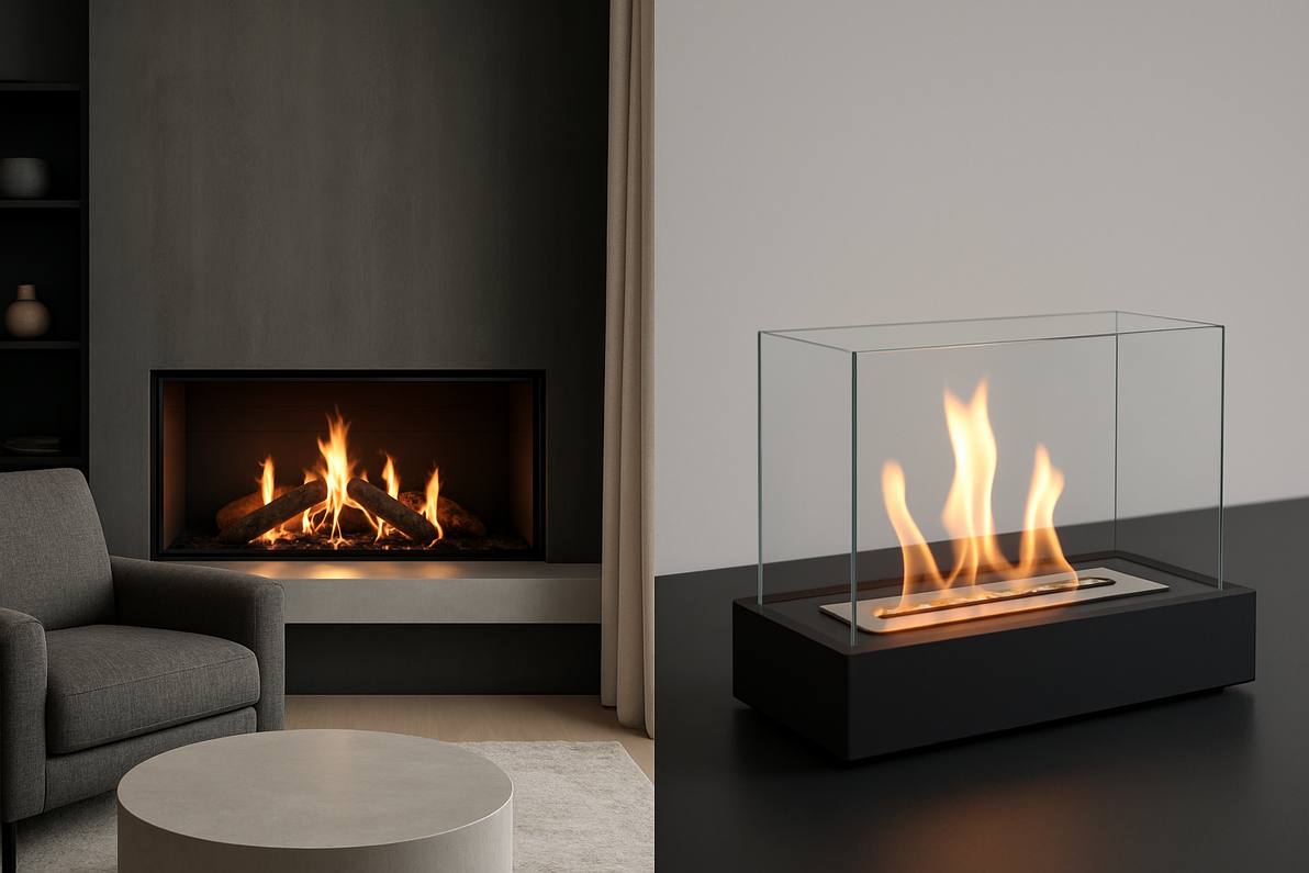 Какие недостатки биокамина? Почему дрова лучше