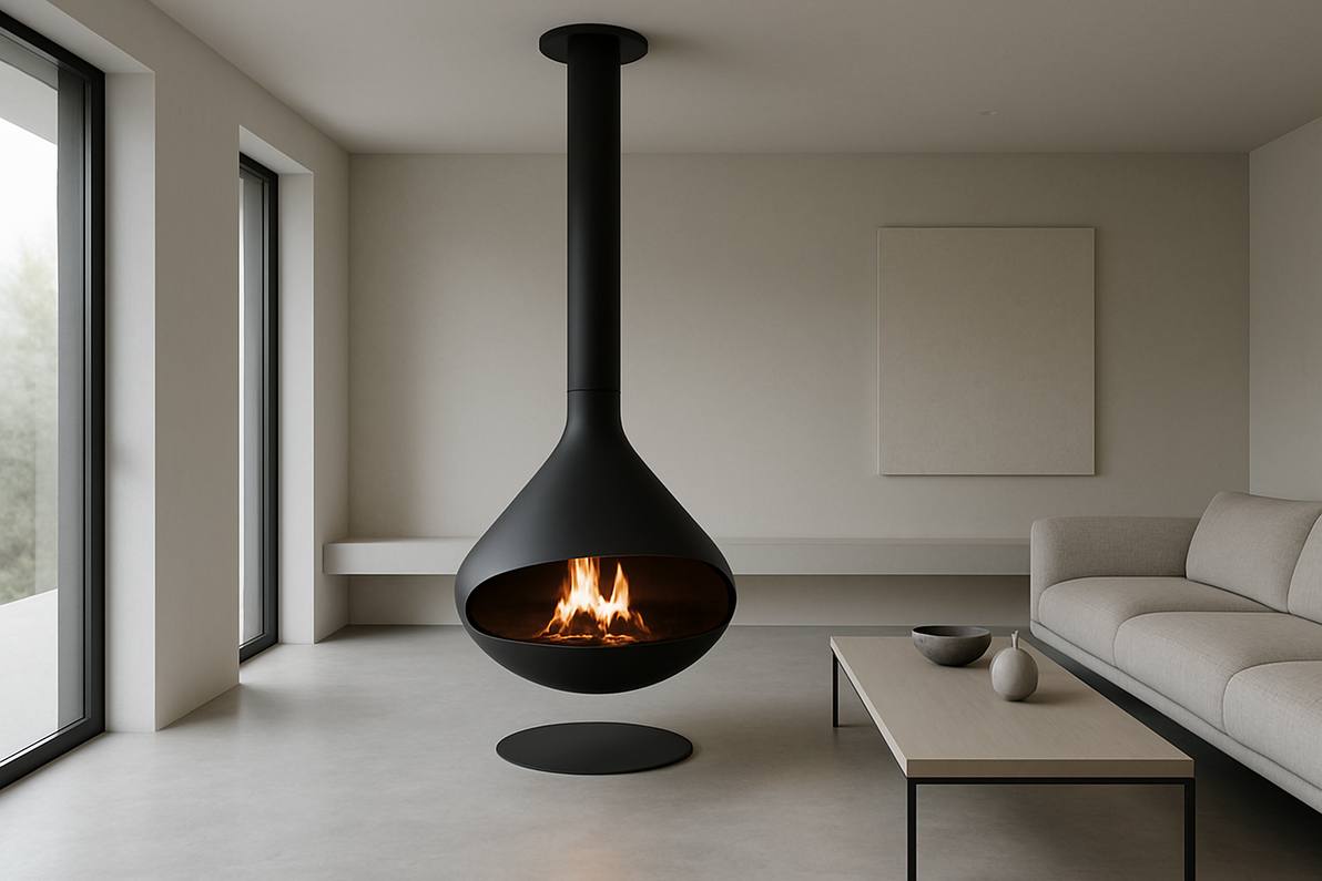 Вращающиеся камины AVES на 360° (Неаполь, Турин) и особенности эксплуатации