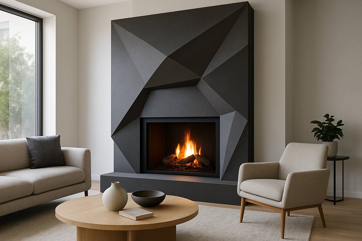 Камины AVES с туннельной топкой (ФИНЕСТРА) как возможность зонировать пространство